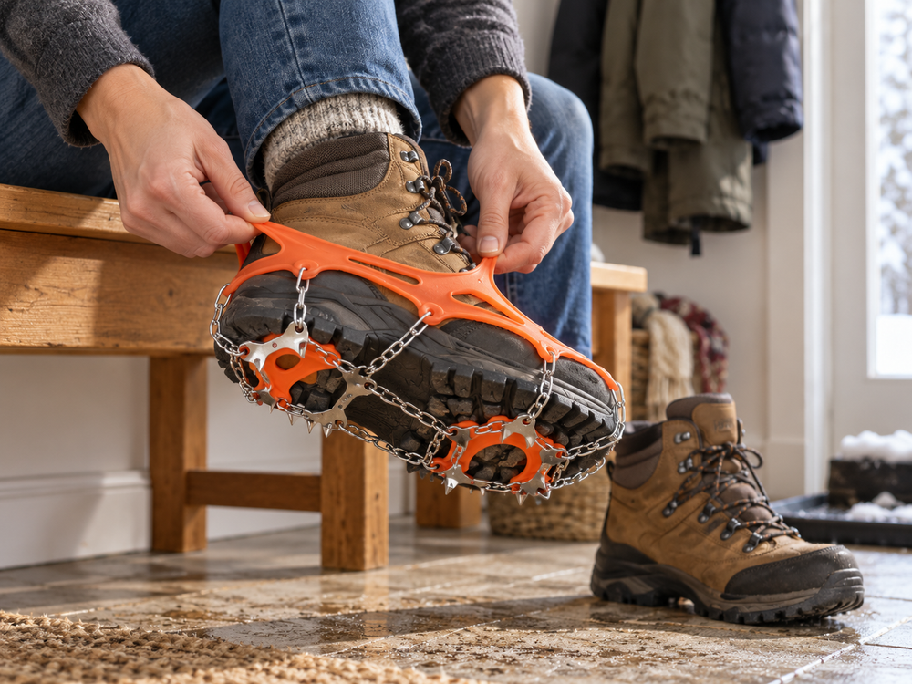 AI-generated illustration of a sonw product use scenario; not a photograph of the reviewer