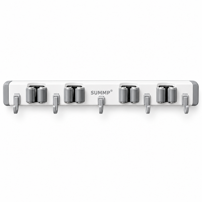 SUMMP® GripNest No-Drill Mop & Broom Holder Clear the Floor. Organize the Wall.