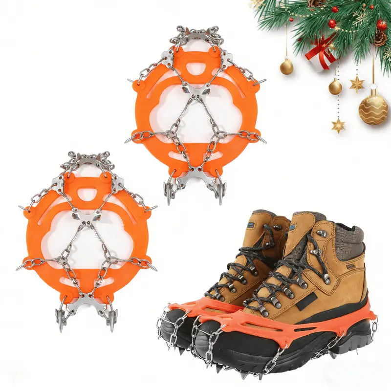 🧊  Healrize®Ice Cleats for Shoes – Anti-Slip Snow Grips for Winter Walking & Hiking