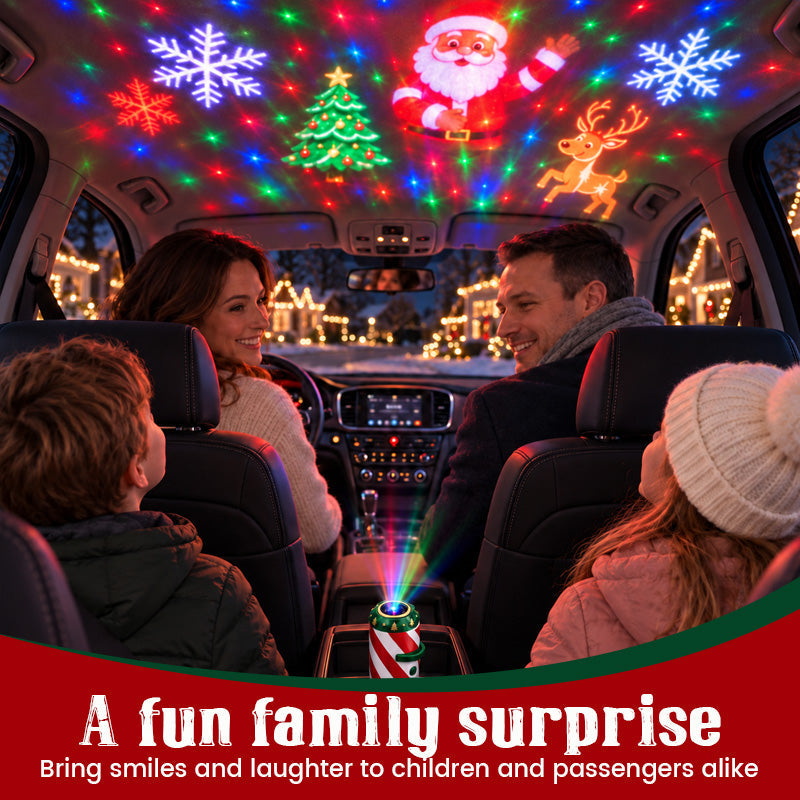 🎅Healrize® Christmas Car Projector Light ✨ Bring Holiday Magic on the Road