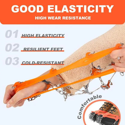 🧊  Healrize®Ice Cleats for Shoes – Anti-Slip Snow Grips for Winter Walking & Hiking