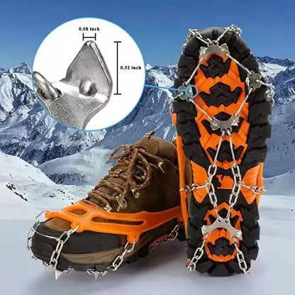 🧊  Healrize®Ice Cleats for Shoes – Anti-Slip Snow Grips for Winter Walking & Hiking