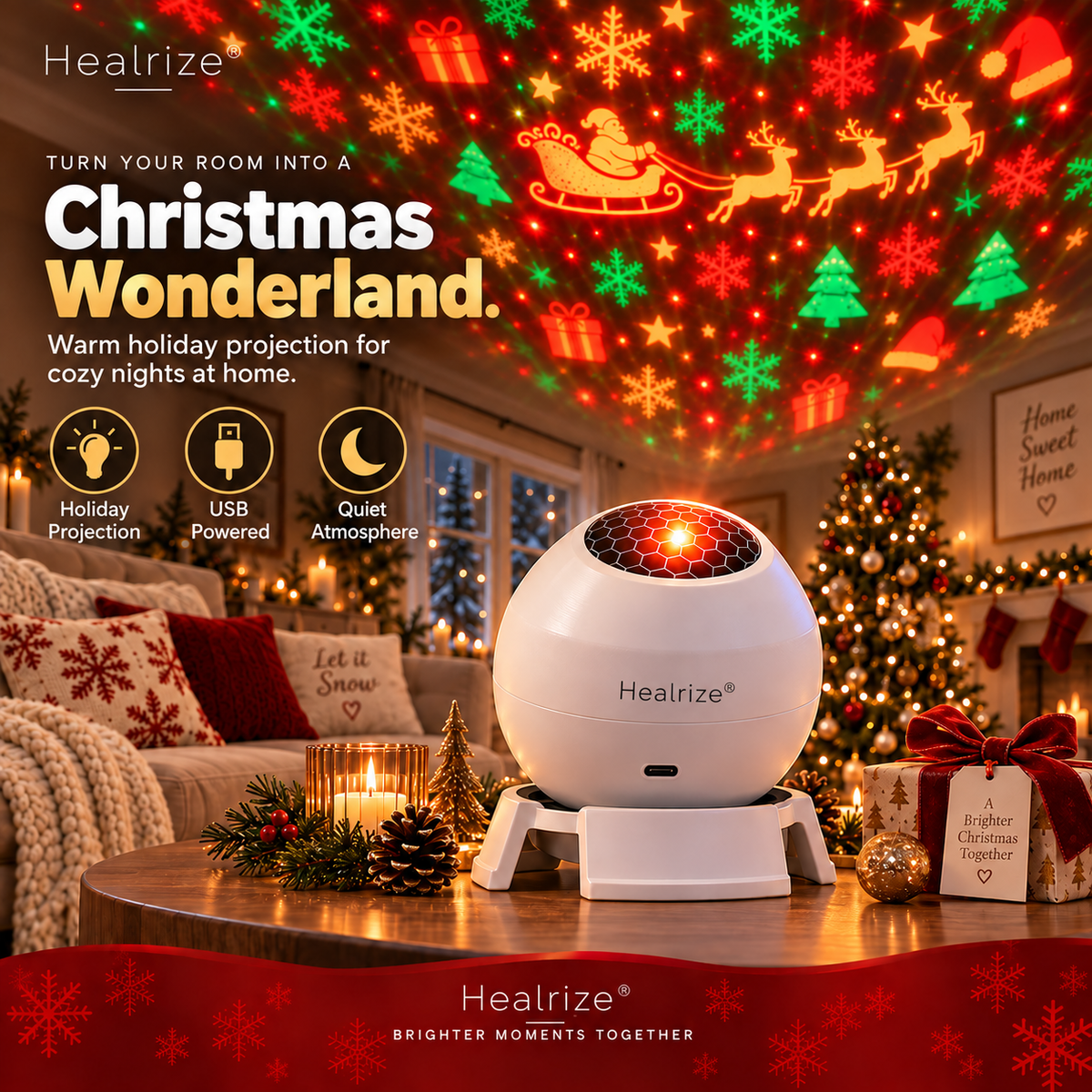 🎄 Healrize®Magical Christmas Lights ✨ Light Up the Holiday Magic