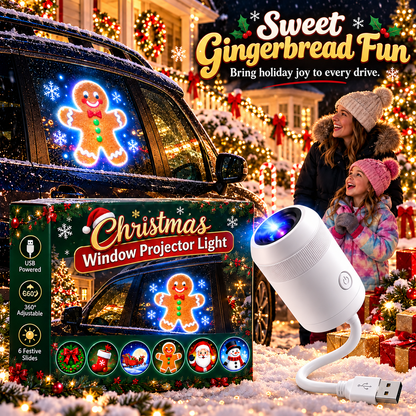 🎅Healrize® Christmas Car Projector Light ✨ Bring Holiday Magic on the Road